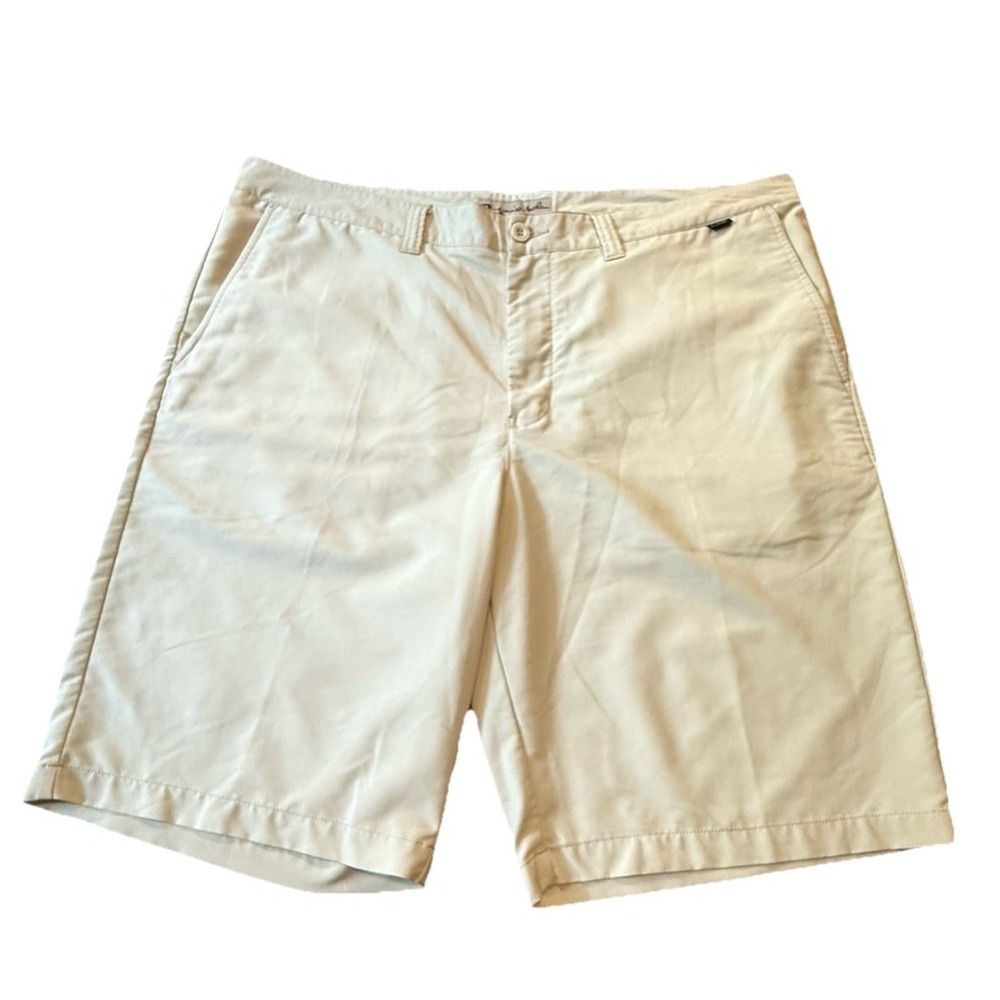 Travis Matthew Chino Shorts Mens 40 Beige Khaki Golf